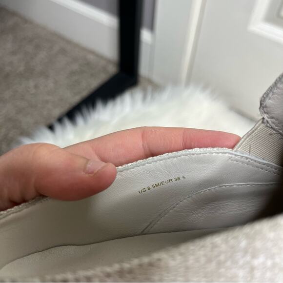 Vince Verrell Light Gray Fabric Slip On Sneakers Size 8.5 - Picture 8 of 8